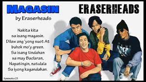 Eraserhead is a dreadful comedy set in hellish industrial wasteland. Magasin Eraserheads Lyrics Best Of Eraserheads Eraserheads Songs Eraserheads Top Hits Youtube