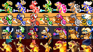 The angry sun is an enemy in super mario maker 2. It S Interesting To See How The Koopalings Look In Every Game Style Mario