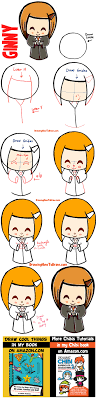 How To Draw A Cute Chibi Ginny Weasley From Harry Potter Tutorial How To Draw Step By Step Drawing Tutorials Drawing Cartoon Characters Character Design Tutorial Drawing Tutorial