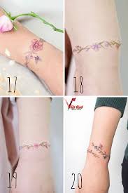 Hình xăm có thể xăm ở bất cứ nơi đâu như là ở cổ tay, vả vai, sau cổ, cổ chân …, nhất là hình xăm siêu nhỏ. 27 Y TÆ°á»Ÿng Hinh XÄƒm Vong Cá»• Tay Hoa Cho Ná»¯ I Hinh XÄƒm Vong Tay