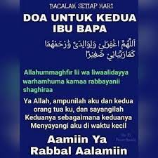 3 lafaz doa kepada ibu bapa yang betul. Doa Untuk Ibu Bapa Doa Ahmad Sanusi Husain Malaysia Facebook