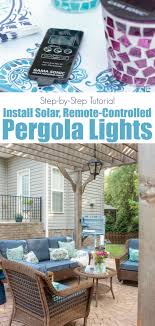 Sometimes people think that solar panels are ugly, but here are some creative installation ideas that. Outdoor Solar Chandelier For Your Pergola Easy Diy Installation