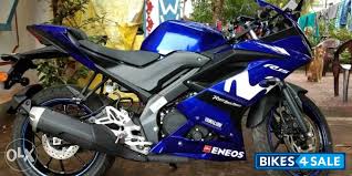 The original supersport is back! Used 2018 Model Yamaha Yzf R15 V3 For Sale In Panaji Id 195638 Racing Blue Colour Bikes4sale