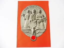 Значёк tag der arbeit 1935. Plakat Tag Der Arbeit 1935 29 X 42cm 175 00