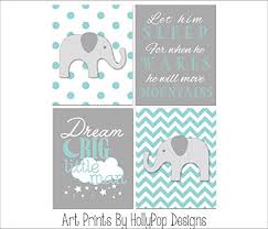 2 elephant wall decals with 45 individually cut out yellow star wall decals and moon on two sheets. Baby Boy Nursery Art Baby Wall Prints Boys Room Decor Boy Elephant Wall Art Let Him