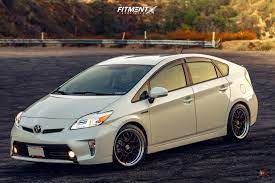 If you have any questions about the 2015 toyota prius rims you need, please call us toll free. 2015 Toyota Prius Persona Series With 18x8 Work Meister And Nankang 215x40 On Lowering Springs 529918 Fitment Industries