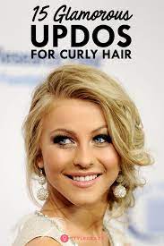 20 Incredibly Stunning Diy Updos For Curly Hair Curly Hair Updo Curly Hair Styles Curly Hair Dos