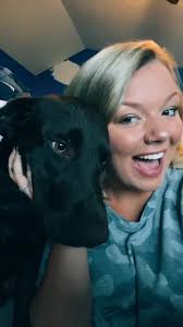 the sweetest green eyed chocolate lab 💚💚