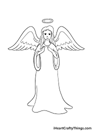 It's simple!simply subscribe us for more drawing tutorial. Angel Drawing How To Draw An Angel Step By Step