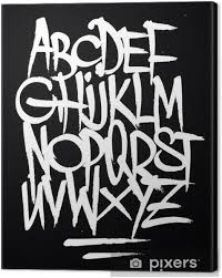 Currently, graffiti artists prefer using graffiti alphabet letters to spray when drawing their arts. Leinwandbild Hand Stil Graffiti Schriftart Alphabet Vektor Pixers Wir Leben Um Zu Verandern