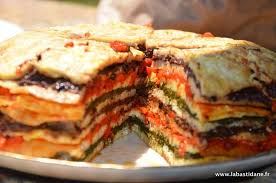 Le Crespeou Est Un Gateau D Omelettes D Herbes Et De Legumes Empiles Par Couches Superposees Que L On Mange Froi Recette Coulis De Tomate Graines De Potimarron