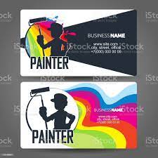 Vetores De Conceito Do Cartao Do Pintor De Casa E Mais Imagens De Rolo Para Pintar Istock