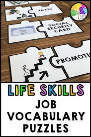 Job Vocabulary Is So Important Now Your Students Can Learn About All Kinds Of Workplace Vocab Life Skills Curriculum Life Skills Classroom Life Skills Lessons