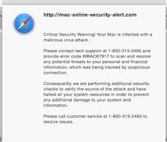 The support seemed to come from apple.com. Critical Security Warning Your Mac Is Infected Fix Macreports