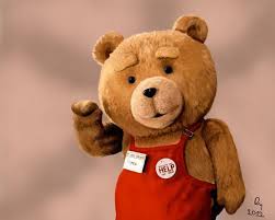 Pin By Rochelle Wang On Ted Bear Bear Wallpaper Ted Movie Ted Bear Funny