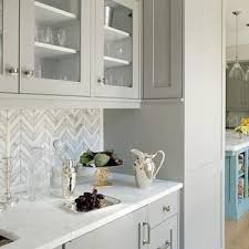 Liz Caan Interiors Kitchens Herringbone Backsplash Marble Tile Herringbone Backsplas Trendy Kitchen Backsplash Herringbone Tile Backsplash Chevron Kitchen