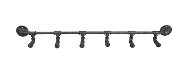Portemanteau Mural Industriel Style Tuyauterie 6 Crochets Porte Manteau Mural Tuyauterie Porte Manteaux