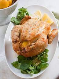 Marry Me Roast Chicken Already Married Bu Will Be Dinner Tonight Currently Having A Sneezing Fit After Rubbing Th Recipes Roast Chicken Lemon Roasted Chicken