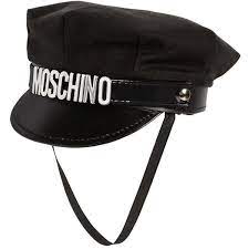 Moschino Women Cotton Hat W Logo Lettering 415 Liked On Polyvore Featuring Accessories Hats Black Moschino H Stylish Hats Outfits With Hats Fancy Hats