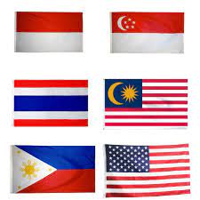 A common flag for the three federal territories was adopted by the ministry of the federal territories on 20 august 2006. 90 150cm Flag Singapore Malaysia Thailand Indonesia Philippines American Flag Shopee Singapore
