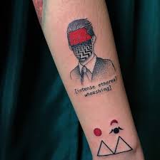 Is It Future Or Is It Past Twin Peaks Is It The Past Or Is It Future Twin Peaks Twin Peaks Tattoo Geometric Tattoo Triangle Tattoo