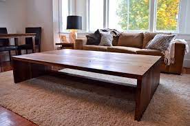 These items definitely take up some room and make the room look crowded. 39 Large Coffee Tables For Your Spacious Living Room Big Coffee Table Wood Coffee Table Design Coffee Table