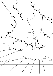Children can color in the sun and fire during lesson time and finish coloring in at home (as there's quite a few page). Free Printable Cloud Coloring Pages For Kids