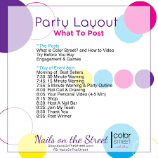 Color street facebook party games. Party Layout Color Street Color Street Nails Color Street Party
