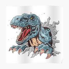 The official teaser poster for jurassic world 3 (aka. Jurassic Park 3 Posters Redbubble