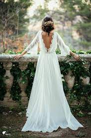 Svadba V Stile Boho Shik Boho Chic Wedding Podpisyvajtes Na Nas My Vnimatelno Sledim Za Wedding Dress Long Sleeve Elegant Wedding Dress Backless Wedding