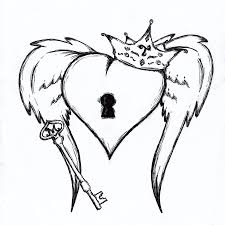 Our heart will be with beautiful friendly eyes and a smile. Heart Drawing Cute Drawings Of Hearts Heart Sketches Key To My Sketch Jpg Cliparting Com