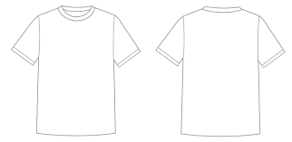 Download Free Vector T Shirt Mockup Front And Back Psd Free Download Diseno De Camisa