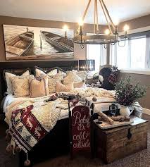 Amazing Rustic Lake House Bedroom Decoration Ideas 01 Cozy Master Bedroom Lakehouse Bedroom Rustic Master Bedroom