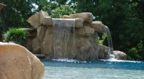 Waterfall inserts are available in many different lengths to create a centerpiece for your rico rock is the industry leader for artificial rock waterfalls. Inground Pool Photos Lafayette Natural Pools Broussard Classic Pools