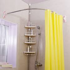 Maybe you would like to learn more about one of these? Baoyouni Curved Corner Shower Curtain Rod Bathroom Arched Shower Rail Pole 95cm Shopee Malaysia