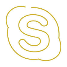 Yellow Skype Line Icon Svg Ad Ad Sponsored Skype Svg Icon Yellow Line Icon Icon Yellow