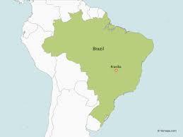 Map Of Brazil With Neighbouring Countries Free Vector Maps Map Map Vector Brazil Map