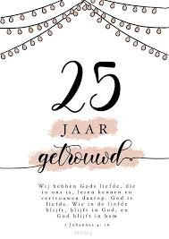 1 Jaar Getrouwd Kaart