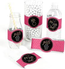 Cocktail party 50th birthday napkins. Amazon Com Girls Night Out Diy Party Supplies Bachelorette Party Diy Wrapper Favors Decorations Set Of 15 Toys Games