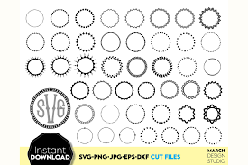 Download Monogram Frame Circle Svg Bundle Clipart Svg File Free Svg Cut Files