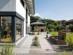 Hanse Haus Fertighaus Villa 189 Bautipps De Moderne Landschaftsgestaltung Gartengestaltung Garten Grundriss