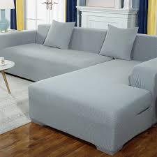 Find a wide range of sofa cover sets and slip covers only at india's favourite online shopping discover a comprehensive range of sofa covers sets on flipkart from over 200 reputed names and artisans. Plush Fabric Sofa Cover Velvet Cloth Thick Slipcovers Keep Warm Sofa Covers Funiture Protector Polyester Dust Proof Solid Gray Sofa Cover Aliexpress