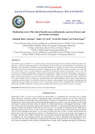 Heart disease cancer medical errors. Pdf Medication Error The Role Of Health Care Professionals Sources Of Error And Prevention Strategies Rabiu Abubakar And Nordin Bin Simbak Academia Edu