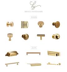 Brass Hardware Favorites Harlowe James Brass Kitchen Hardware Brass Kitchen Handles Brass Kitchen