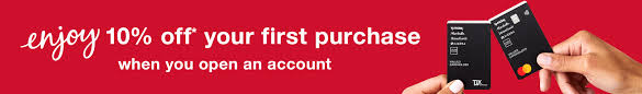 Discount is only valid when used with your tjx rewards credit card. Tjx Rewards Credit Card T J Maxx