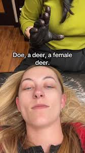 Deerbaby Target around Head Tattoo Meaning