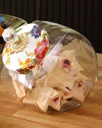 Mackenzie Childs White Flower Market Cookie Jar