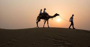In context of the paragraph, the phrase means that what is happening now could just the beginning of. Going On Camel Safari In Jaisalmer India Earth Trekkers