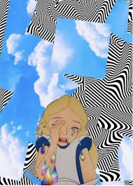 Trippy psychedelic alice in wonderland mushroom caterpillar. Alice Is Devastated Alice In Wonderland Aesthetic Alice And Wonderland Quotes Dark Alice In Wonderland