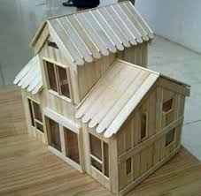 Membuat gazebo joglo dari stik es krim miniatur rumah adat jawa tengah. Miniatur Kerajinan Stik Es Krim Posts Facebook